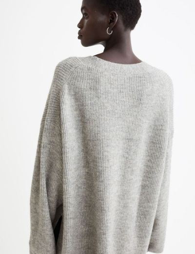 Slika GROUPED - Rib-knit cardigan