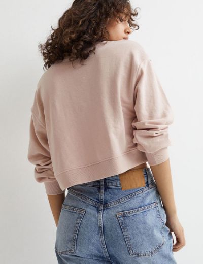 Slika Cropped sweatshirt