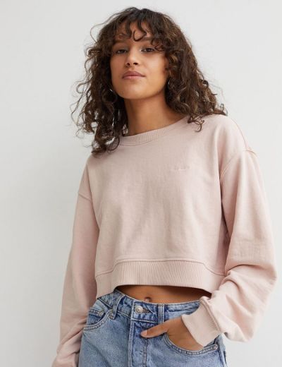 Slika Cropped sweatshirt