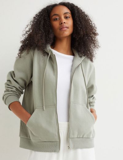 Slika Short Hooded Sweatshirt Jacket