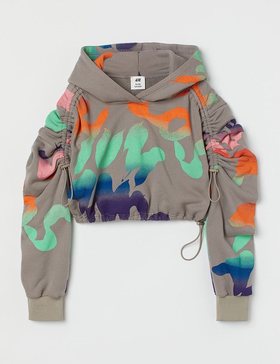 Slika Patterned hoodie