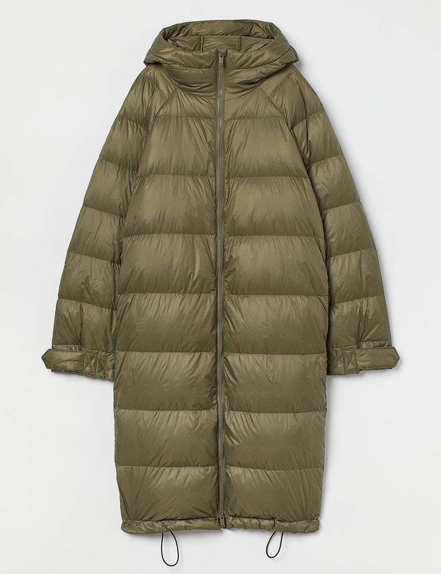 Slika Knee-length Down Jacket