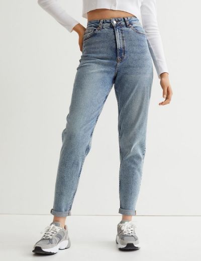 Slika High Ankle Jeans