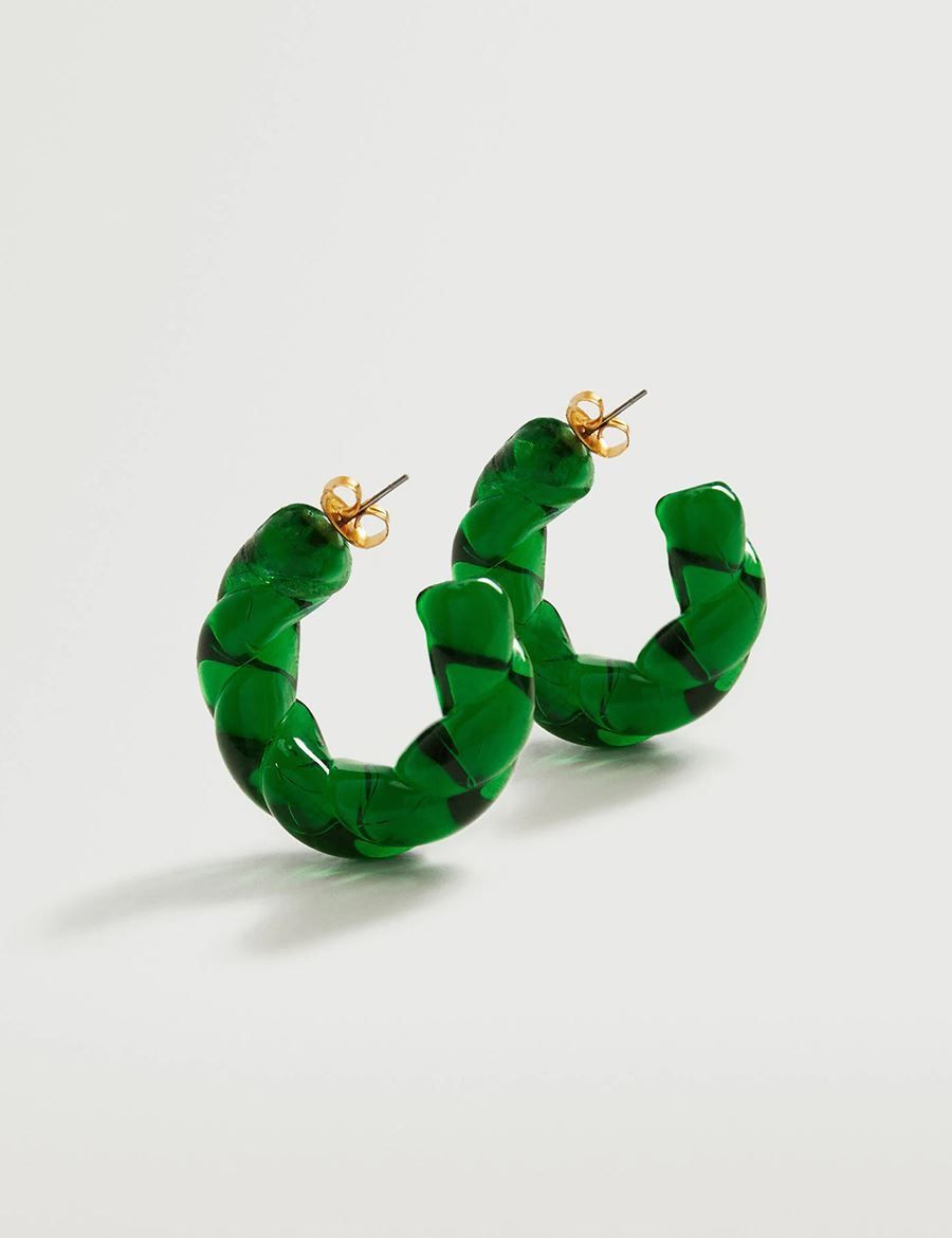 Slika Green Earrings